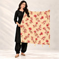 PC COTTON GAJRA 87 FLORAL & GEOMETRIC PRINT DUPATTA WITH 4 SIDE SAMOSA LACE