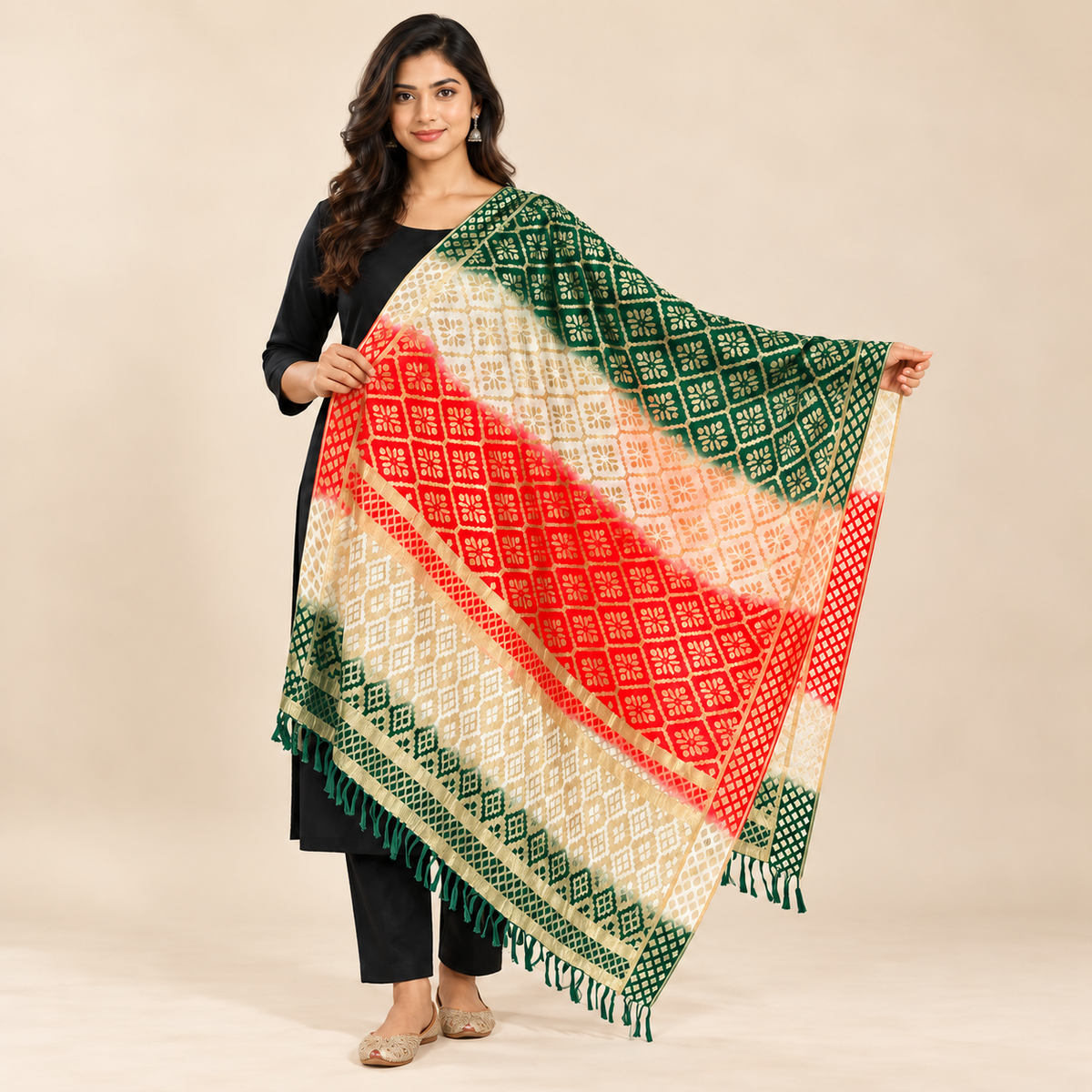 Rasmalai Multi 2 Dupatta