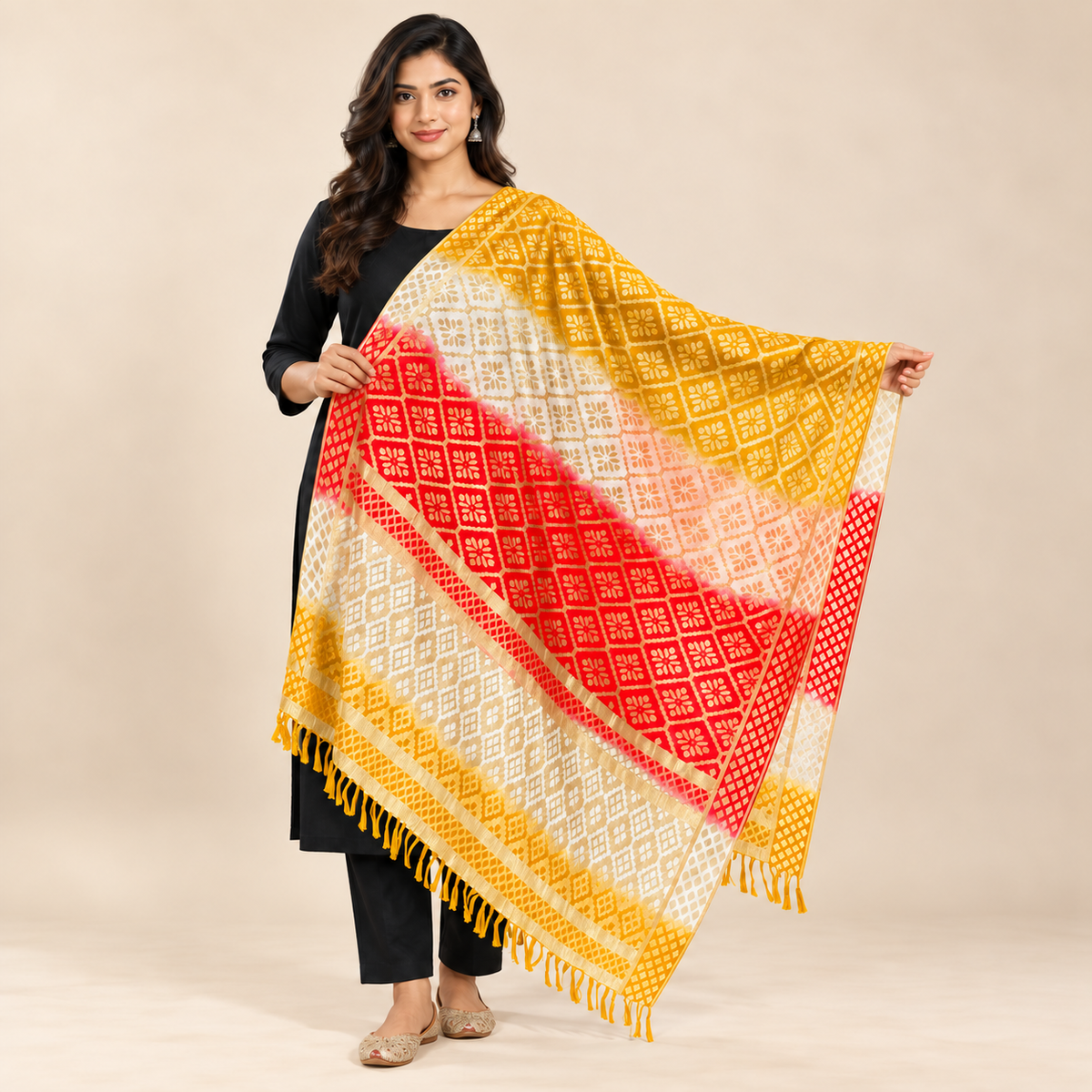Rasmalai Multi 2 Dupatta