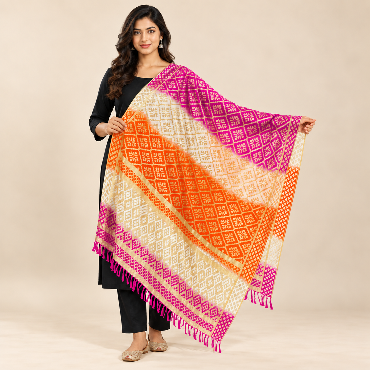 Rasmalai Multi 2 Dupatta