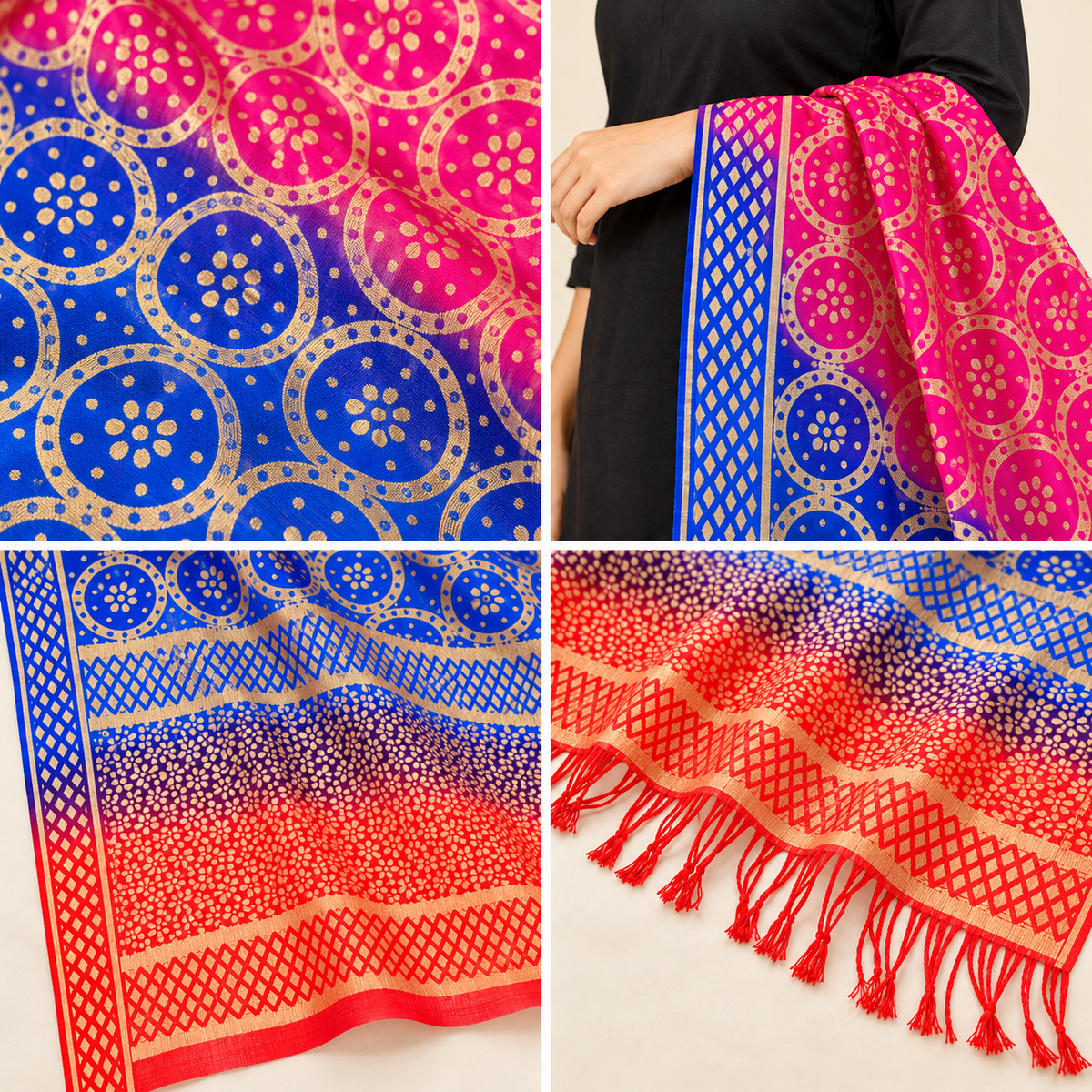 Rasmalai Multi 1 Dupatta